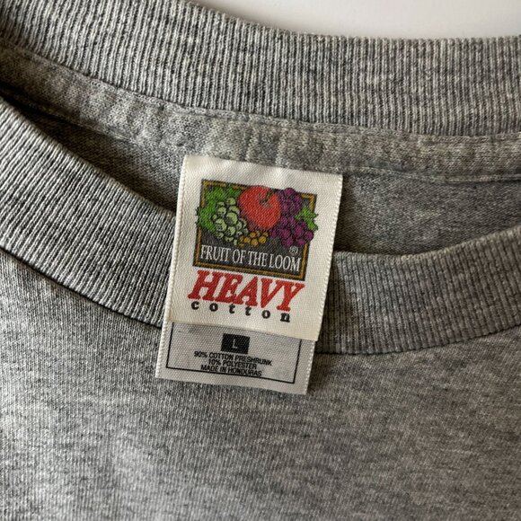 Vintage New York T Shirt Adult Gray Medium M Embroidered Tee - Picture 4 of 11